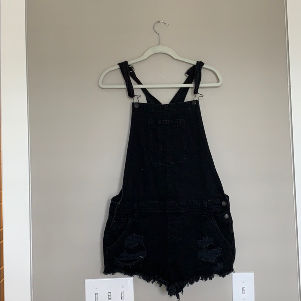 Black overalls!